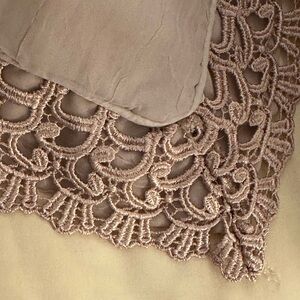 4 piece Set-Elegant Lace 2 Queen Dust Ruffles and 2 Standard Shams